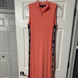 Tommy Hilfiger Ribbed Sleeveless Maxi Dress